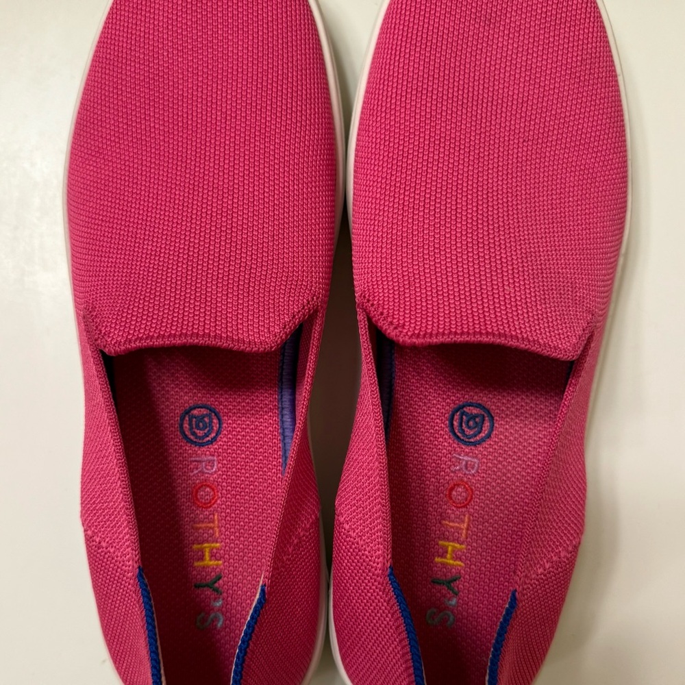 Rothy’s limited edition bubblegum pink sneakers